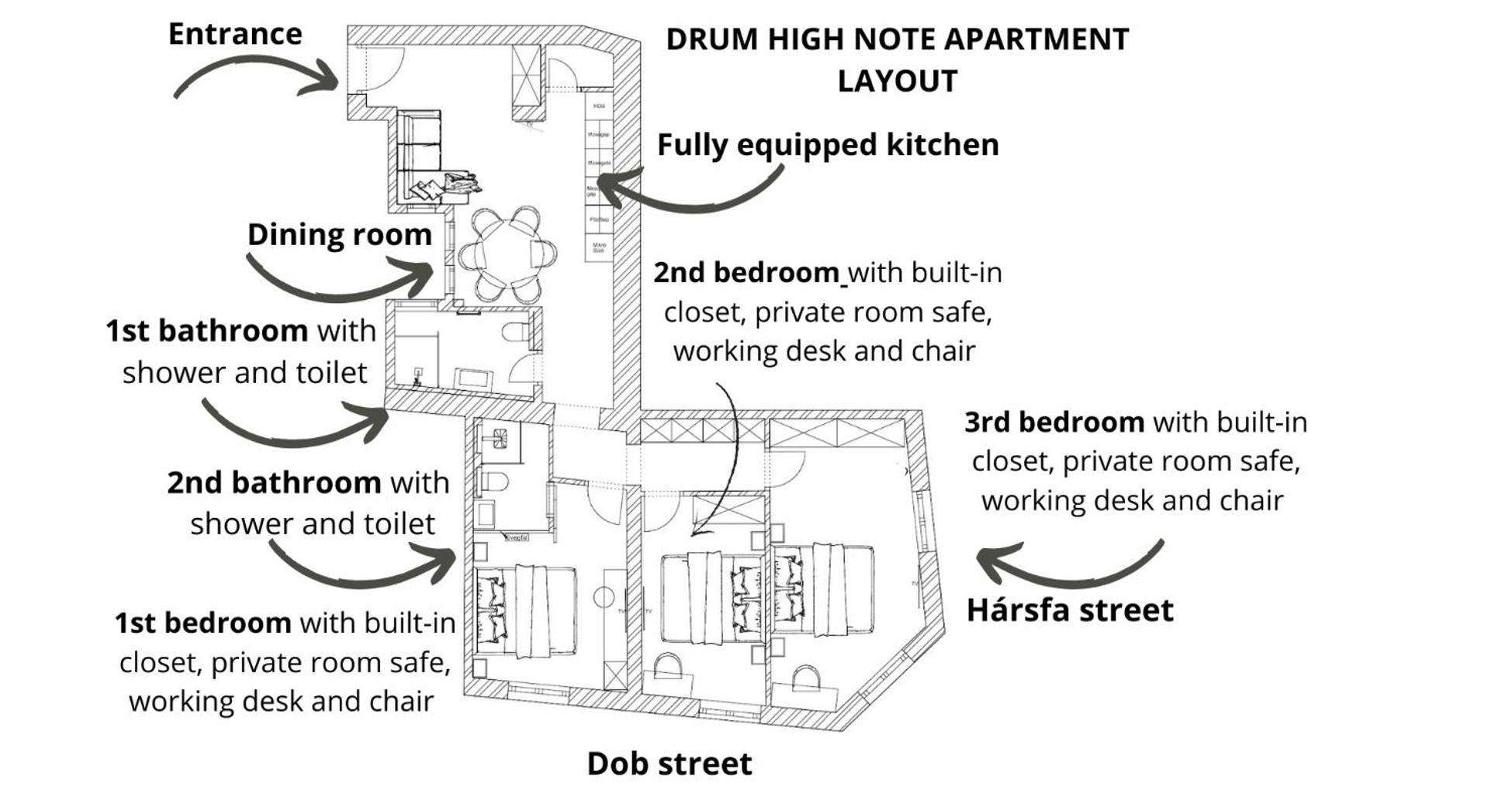 Apartman Cozy&comfy Drum 3 Bedrooms And Ac Budapest
